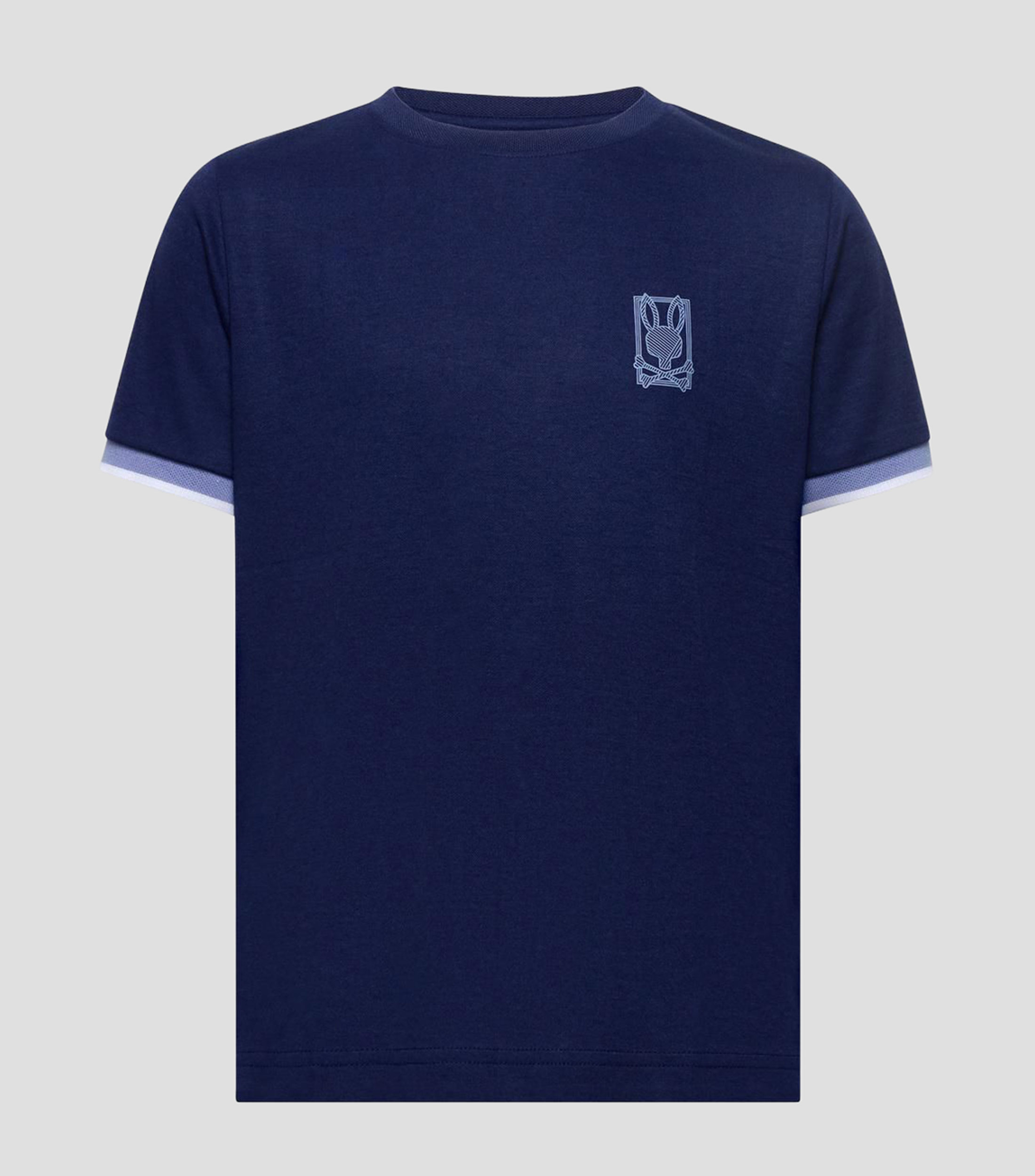 Playera de cuello redondo con manga corta estampada Niño
